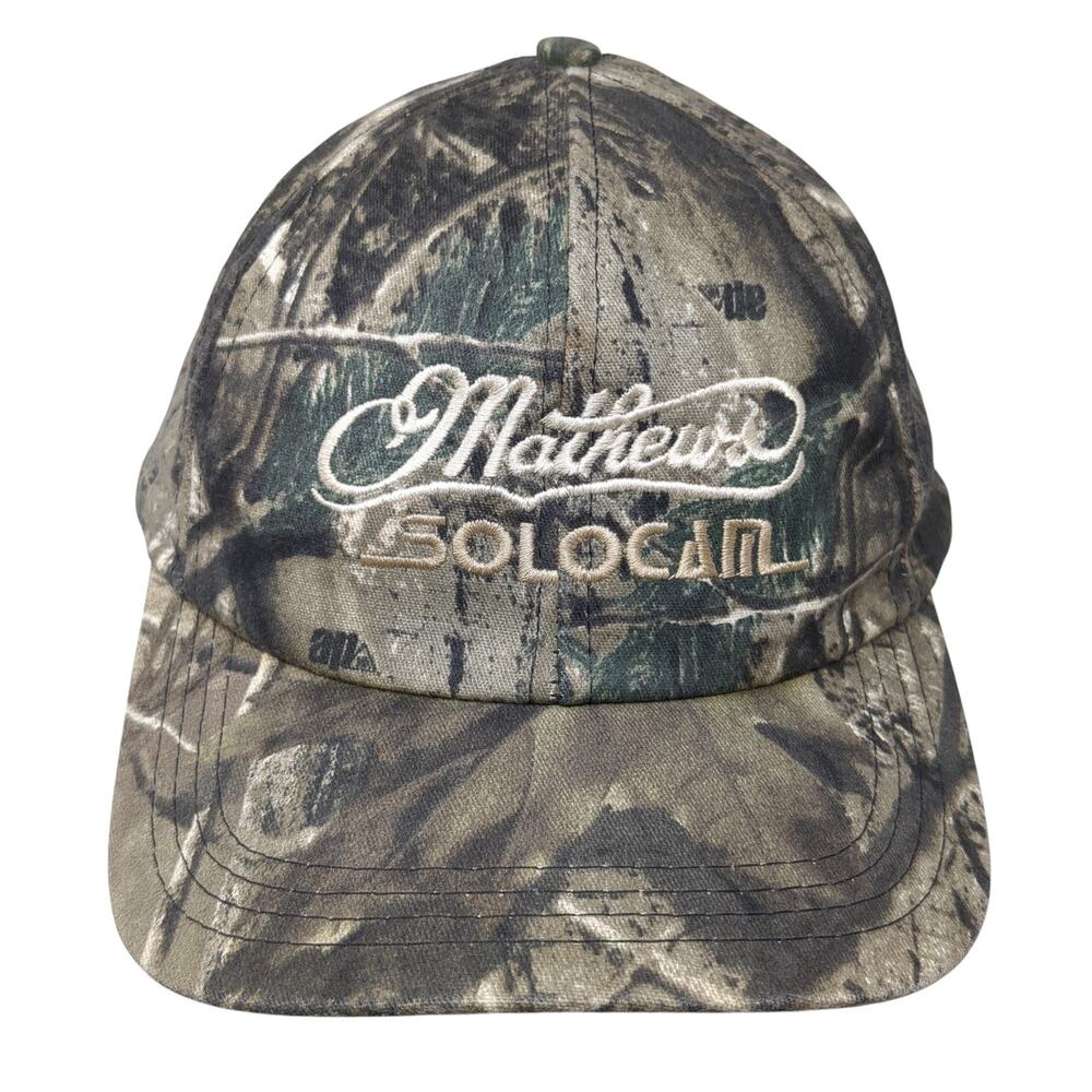 Mathews Solocam Strapback Hat Multicolor One Size Embroidered Camo
